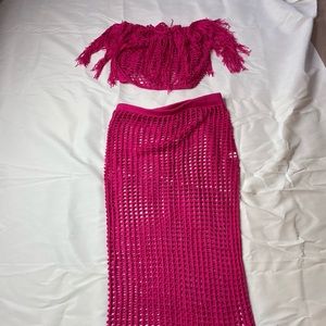 Crochet swim cover up